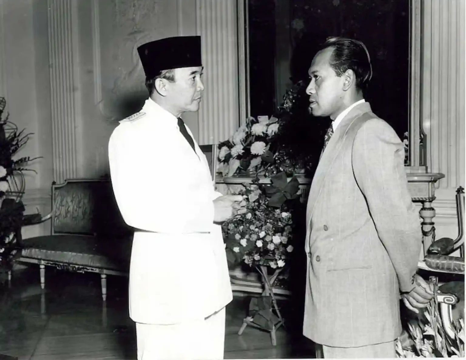 President Sukarno and Sultan Jogja Hamengku Buwono IX