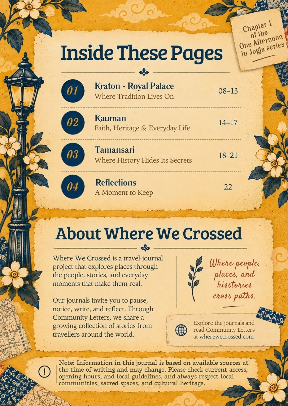 MINI JOURNAL | One Afternoon in Jogja - Chapter 1 (Kraton, Kauman, Tamansari) | ENGLISH  — image 3